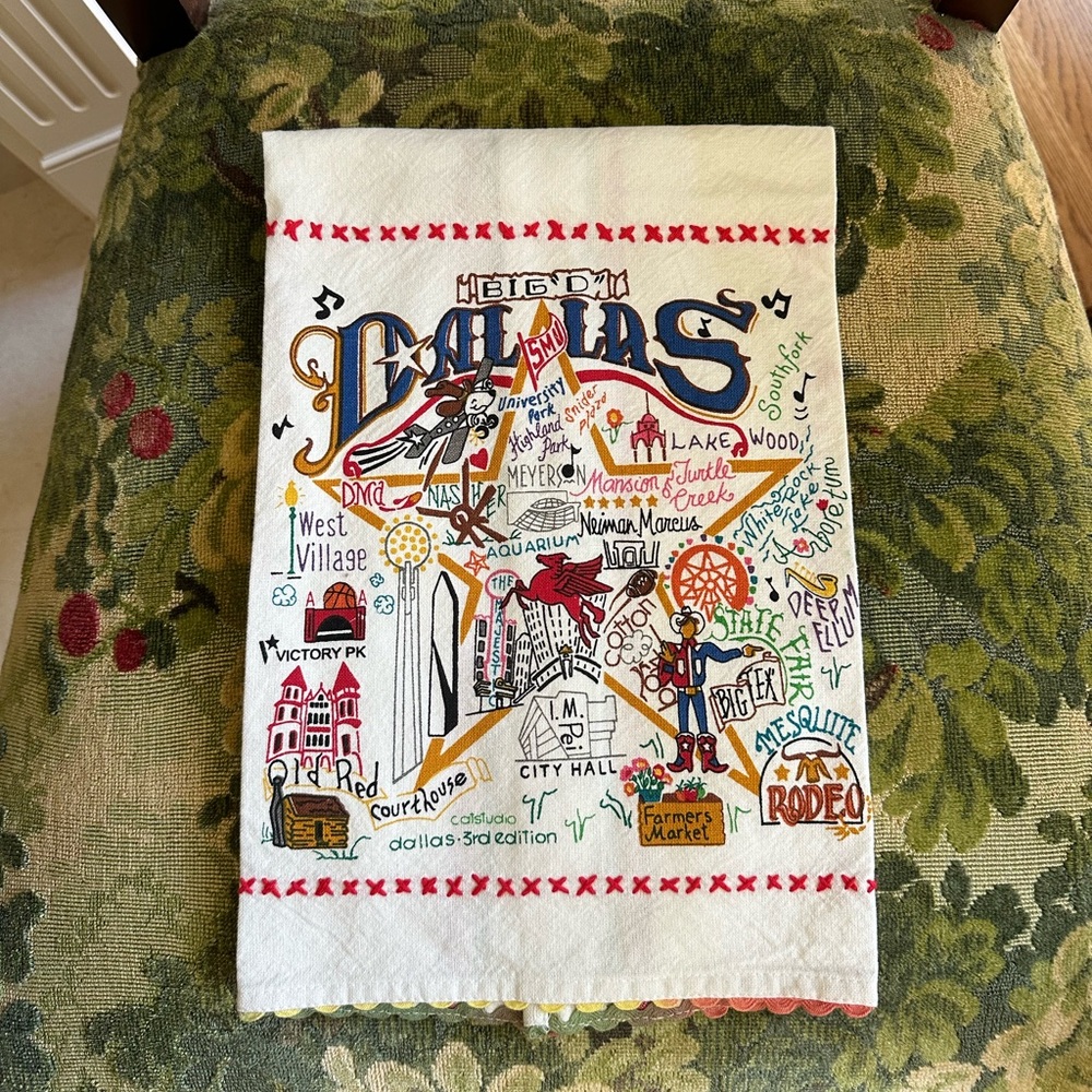 Catstudio Dallas Tea Towel